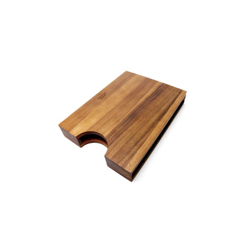 Wood Garbage Bag Stocker